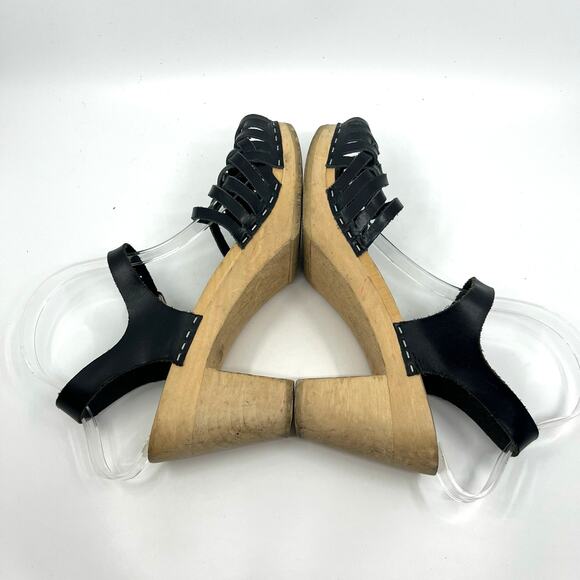 Maguba Black Clog Sandals Women's 10 US - Picture 7 of 10